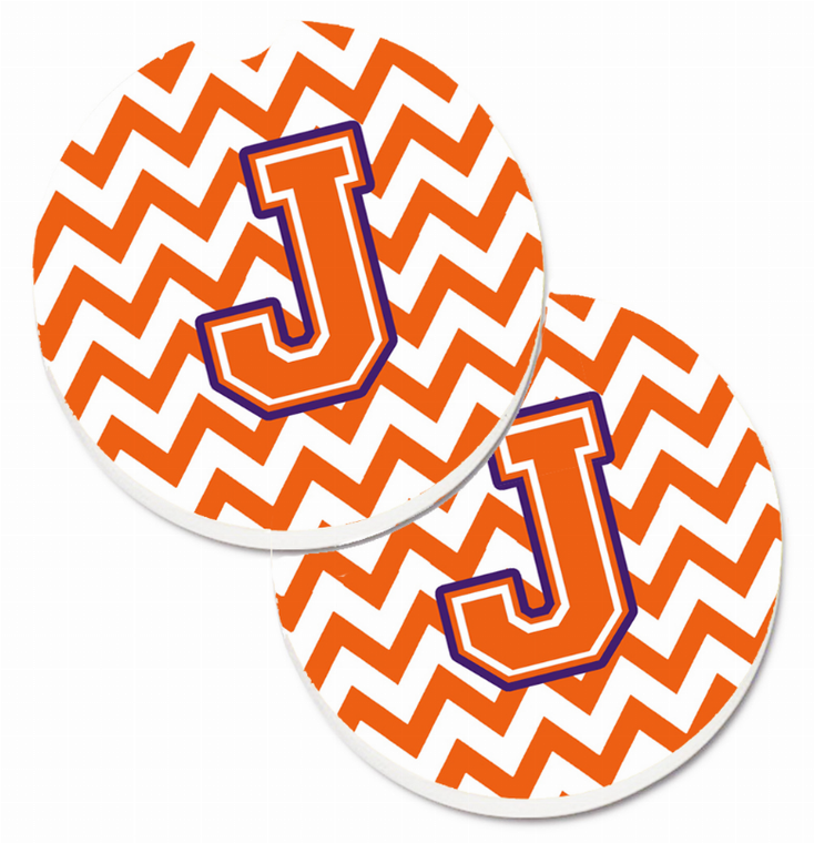 Letter Chevron Cup Holder Car Coasters (Set of 2) - 638508577726