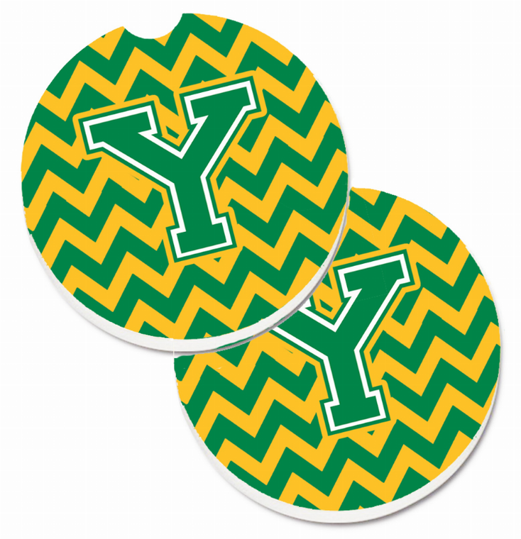 Letter Chevron Cup Holder Car Coasters (Set of 2) - 638508577092