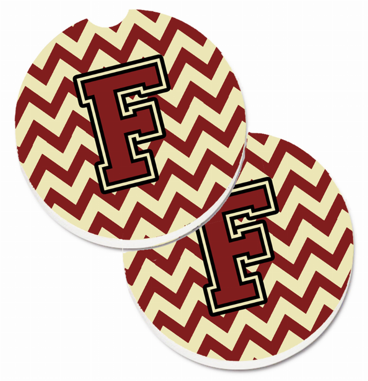 Letter Chevron Cup Holder Car Coasters (Set of 2) - 638508577429
