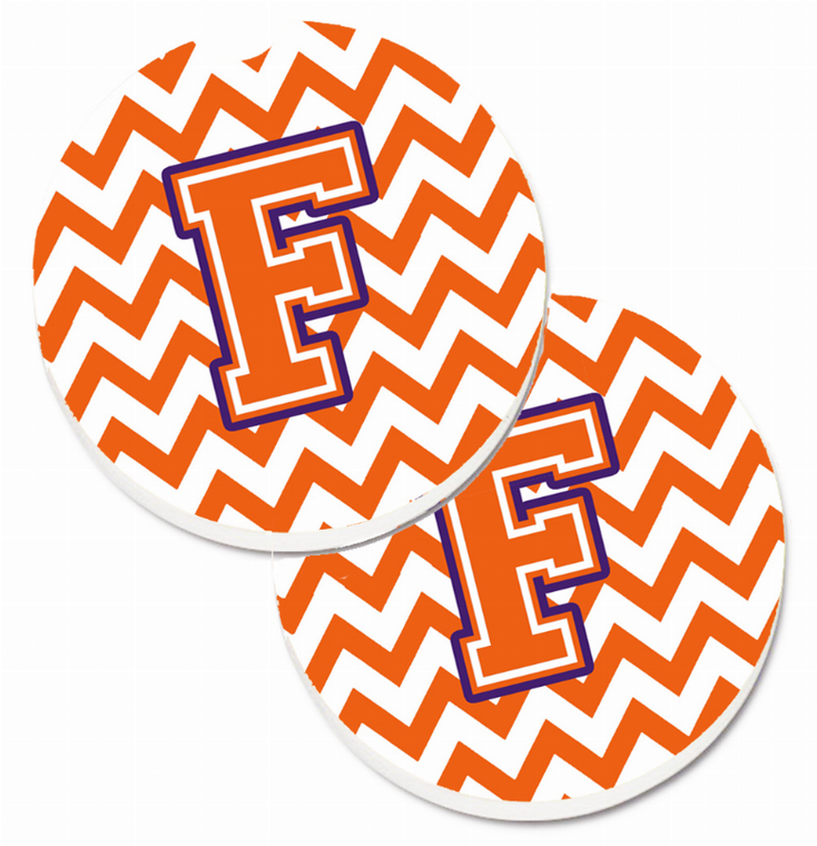 Letter Chevron Cup Holder Car Coasters (Set of 2) - 638508577689