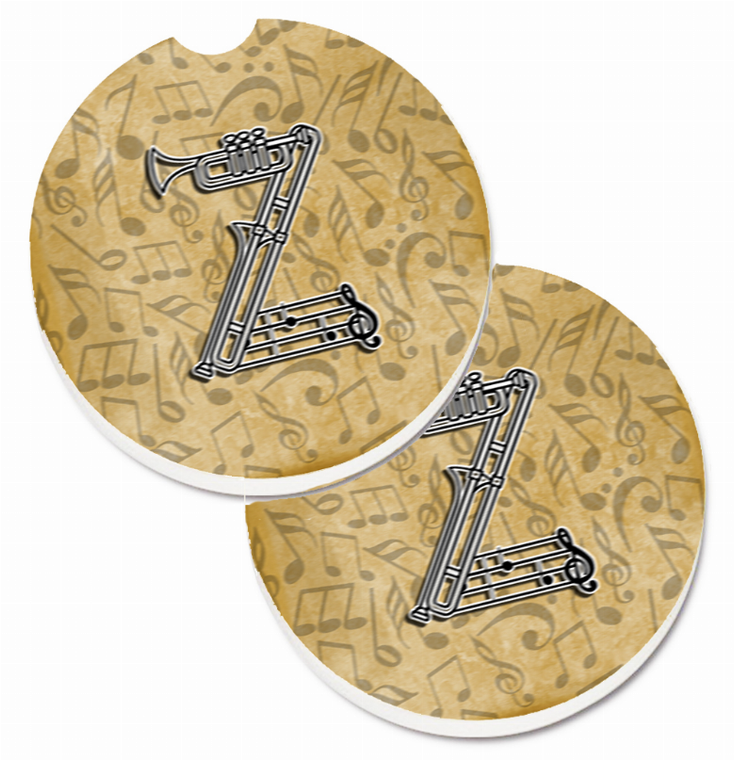 Letter Musical Letters Cup Holder Car Coasters (Set of 2) - 638508584373