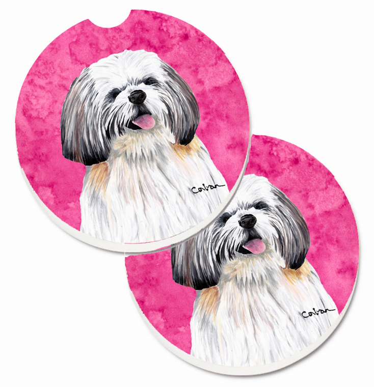 Dog Themed Cup Holder Car Coasters (Set of 2) - 638508590886