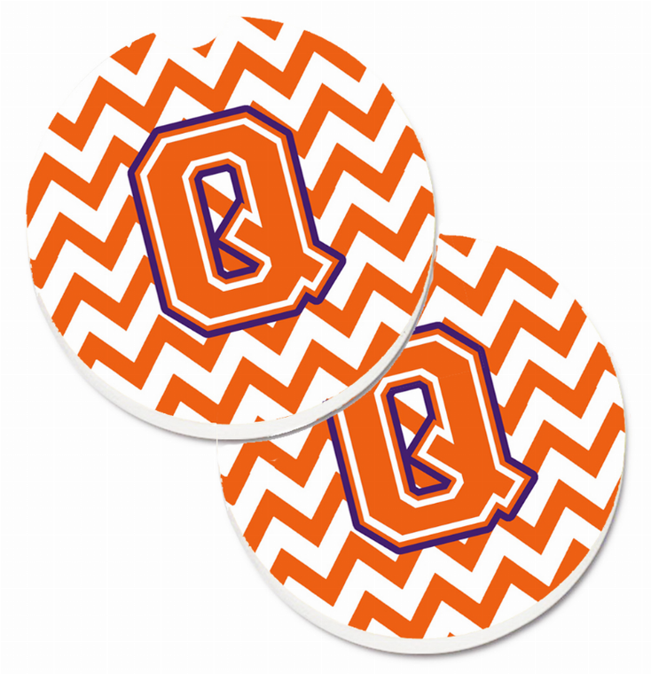 Letter Chevron Cup Holder Car Coasters (Set of 2) - 638508577795