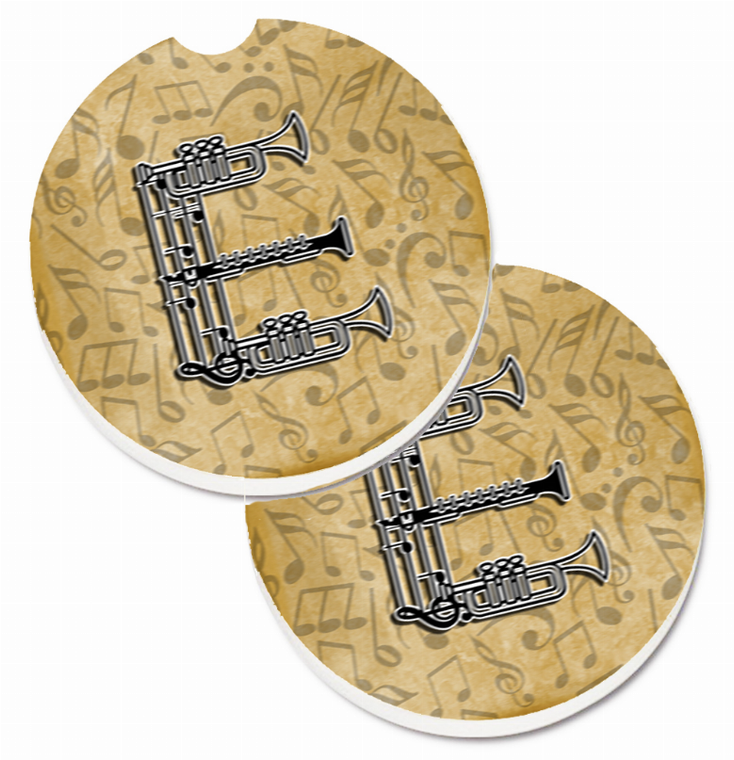 Letter Musical Letters Cup Holder Car Coasters (Set of 2) - 638508584168