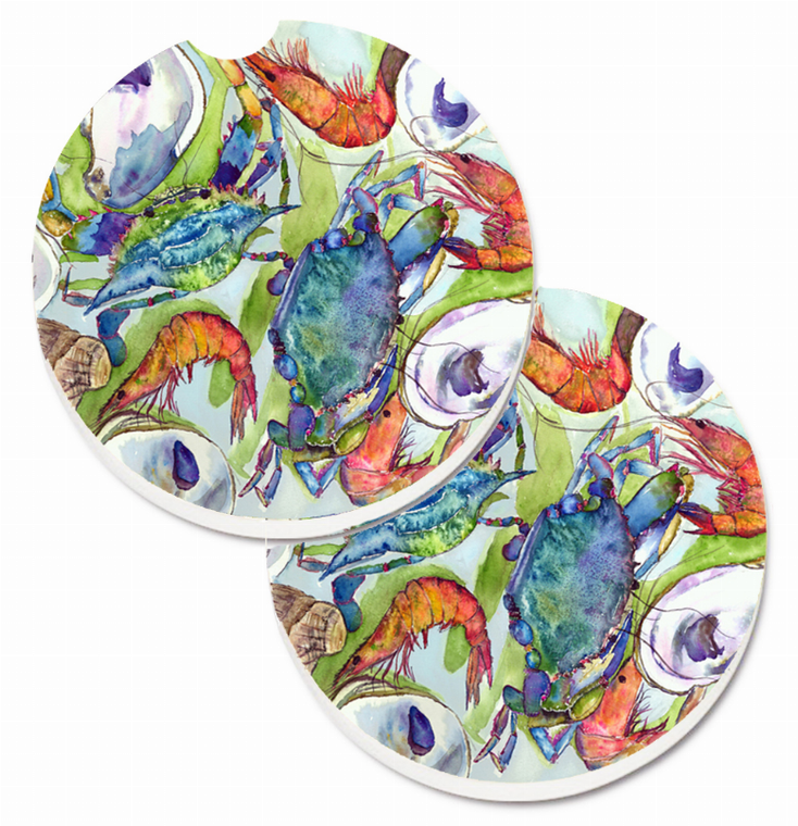 Marine & Beach Cup Holder Car Coasters (Set of 2) - 638508562616