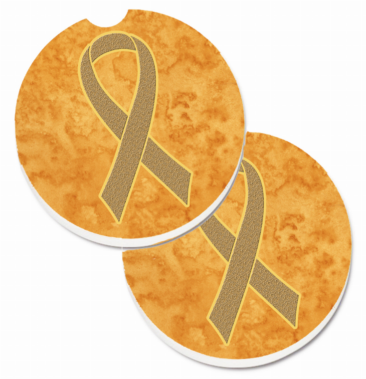 Cancer Awareness Cup Holder Car Coasters (Set of 2) - 638508563828
