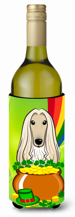 Dog St. Patrick's Day Design Wine Bottle Hugger - 638508208354