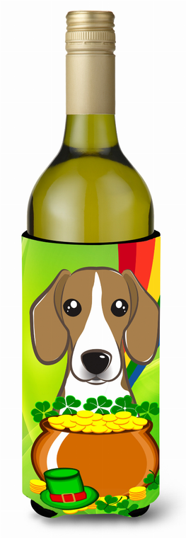 Dog St. Patrick's Day Design Wine Bottle Hugger - 638508208309