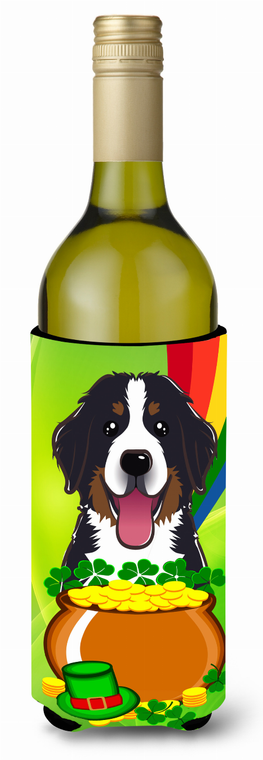 Dog St. Patrick's Day Design Wine Bottle Hugger - 638508208286
