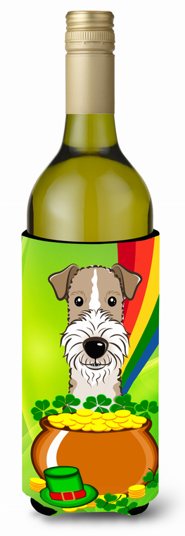 Dog St. Patrick's Day Design Wine Bottle Hugger - 638508208385