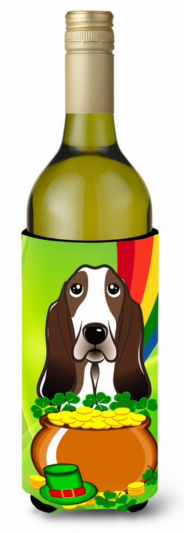 Dog St. Patrick's Day Design Wine Bottle Hugger - 638508208347
