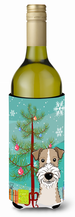 Christmas Tree and Dog Wine Bottle Hugger - 638508107190