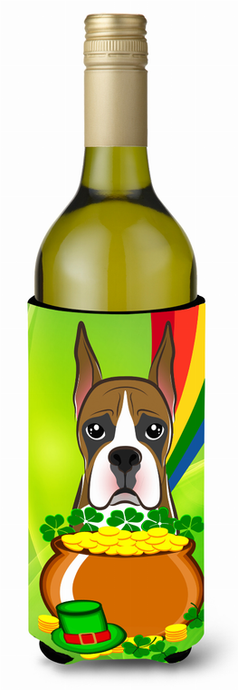 Dog St. Patrick's Day Design Wine Bottle Hugger - 638508208149