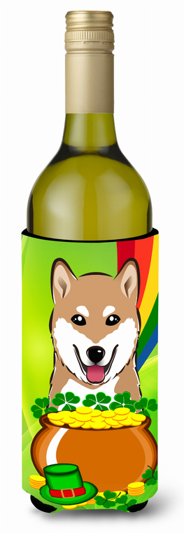Dog St. Patrick's Day Design Wine Bottle Hugger - 638508208163