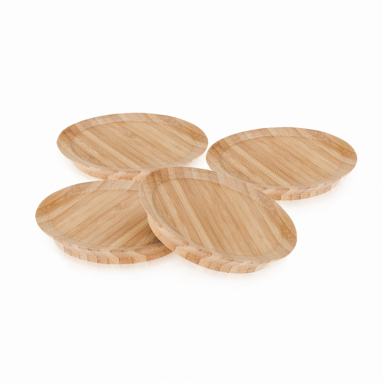Topper Bamboo Appetizer Glass Toppers By True - 876718022210