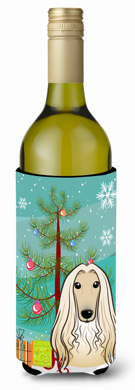 Christmas Tree and Dog Wine Bottle Hugger - 638508107169