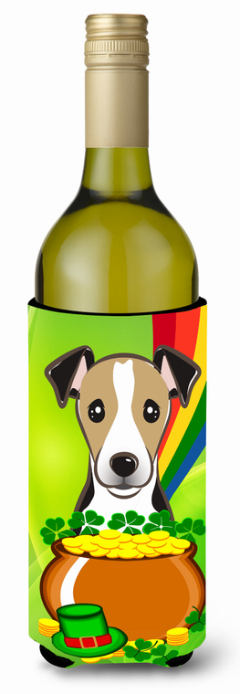 Dog St. Patrick's Day Design Wine Bottle Hugger - 638508208521