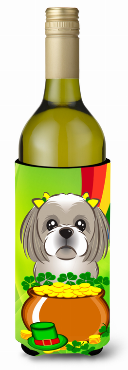 Dog St. Patrick's Day Design Wine Bottle Hugger - 638508208415
