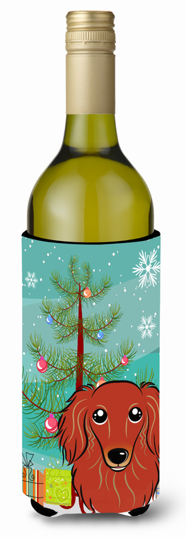 Christmas Tree and Dog Wine Bottle Hugger - 638508106865