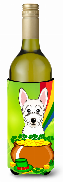 Dog St. Patrick's Day Design Wine Bottle Hugger - 638508208170