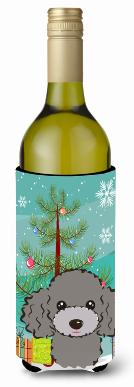 Christmas Tree and Dog Wine Bottle Hugger - 638508107312