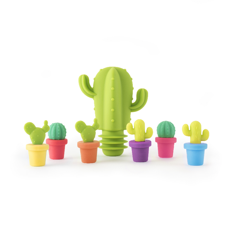 Cactus Stopper And Charm Set By Truezoo - 842094151776