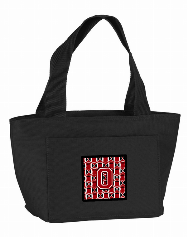 Football Red, Black and White Lunch Bag - 638508860927