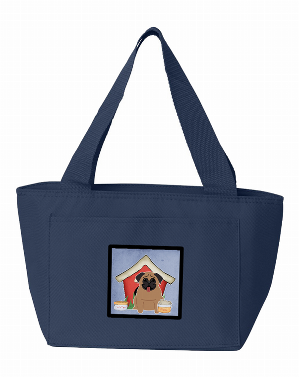 Dog House Collection Pug Brown Lunch Bag - 638508864796