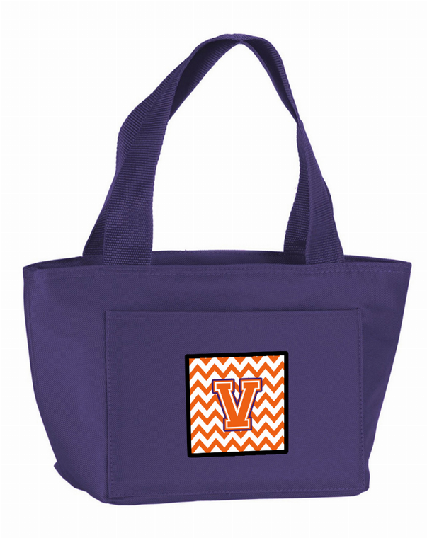 Monogram Letter Chevron Lunch Bag - 638508857873