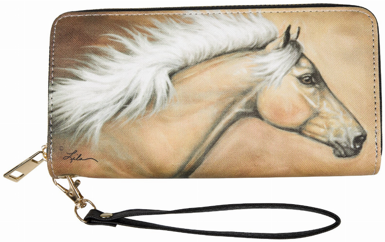 AWST Int'l "Lila" Palomino Clutch Wallet with Wristlet - 849913098250