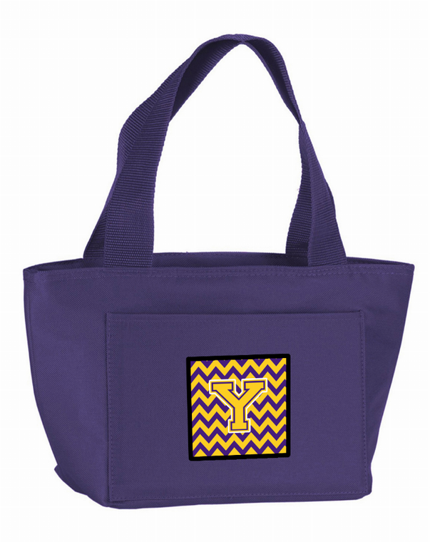 Monogram Letter Chevron Lunch Bag - 638508857385