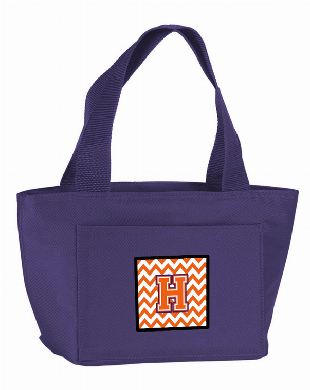 Monogram Letter Chevron Lunch Bag - 638508857736