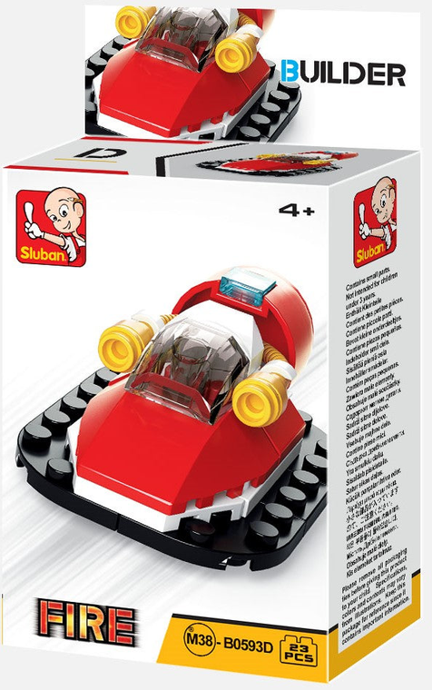 Builder Fire Building Brick Display Set, x2 of each kit A-D - 667741118137