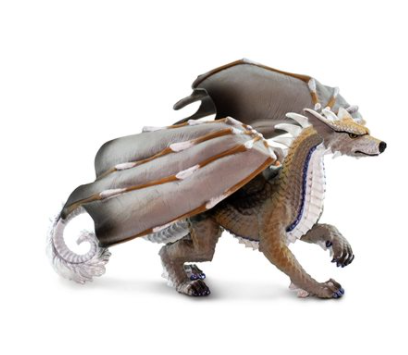 Wolf Dragon Figurine - 609366001357