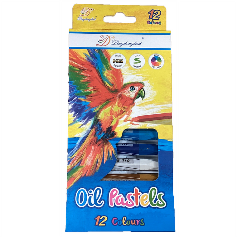 Color Oil Pastel Set, x12 Pastels - 667741122806