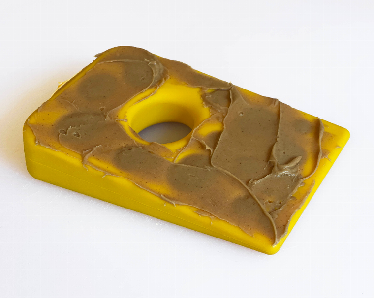 SodaPup Swiss Cheese Wedge Durable Nylon Dog Chew Toy, For Aggressive Chewers, One Size