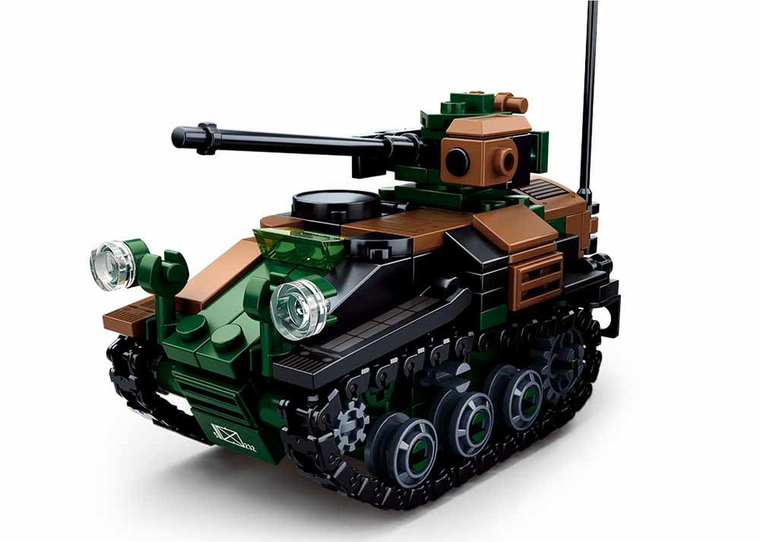 Model Bricks 2-in-1 - Wiesel Armored Weapons Carrier (245pcs) - 667741120062