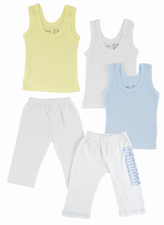 Bambini Boys Tank Tops and Track Sweatpants - 763276269679