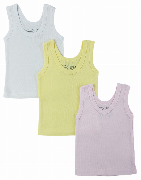 Bambini Girls Pastel Tank Top Variety Pack - 763276203628