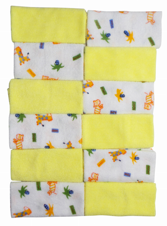 Bambini Twelve Piece Wash Cloth Set - 763276252565