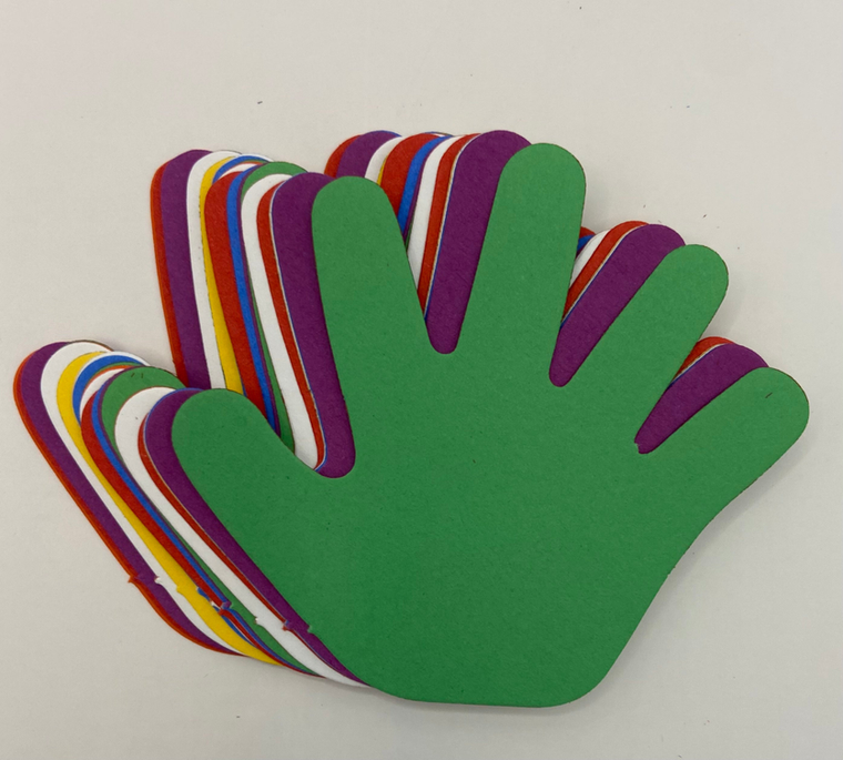 Hand Assorted Colors Creative Cut-Outs - 098497005745