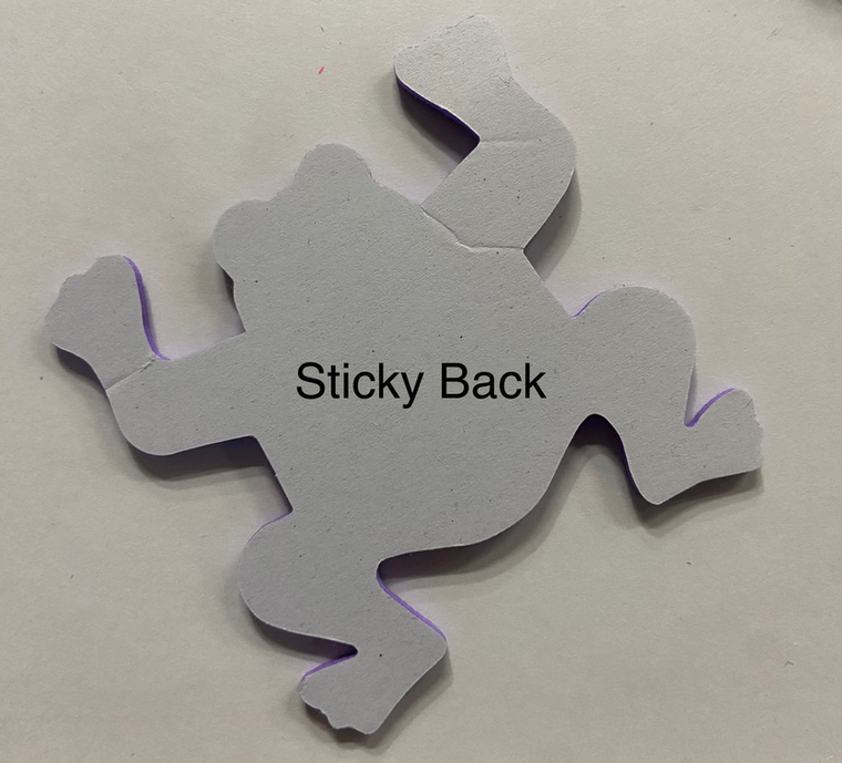 Small Assorted Color Creative Foam Cut-Outs - 098497073843