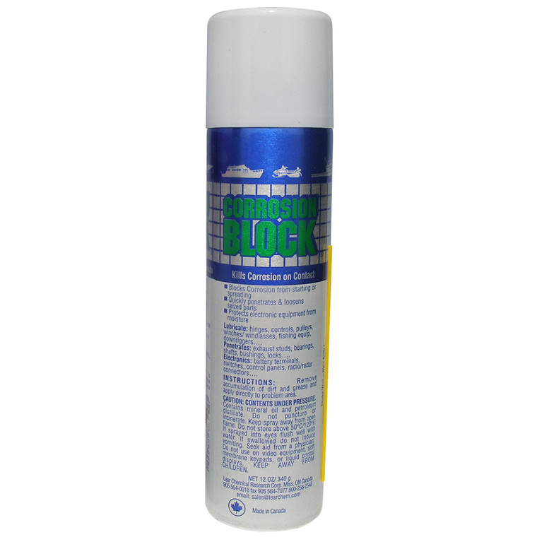 Corrosion Block 12oz Aerosol Can - Non-Hazmat, Non-Flammable & Non-Toxic - 770153200120