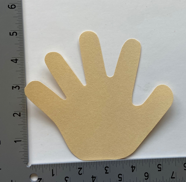 Hand Single Color Creative Cut-Outs - 098497002737