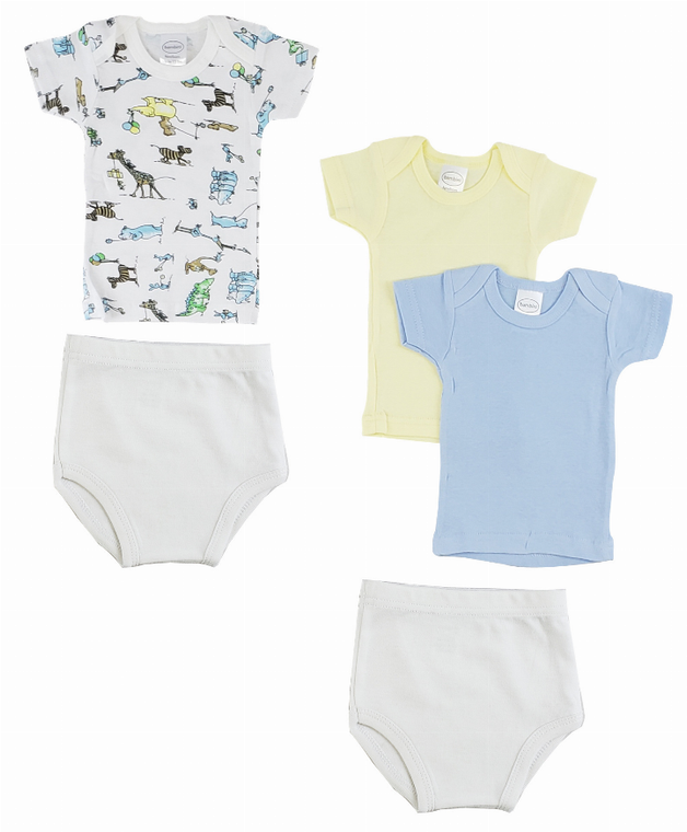 Bambini Infant Girls T-Shirts and Training Pants - 763276273737