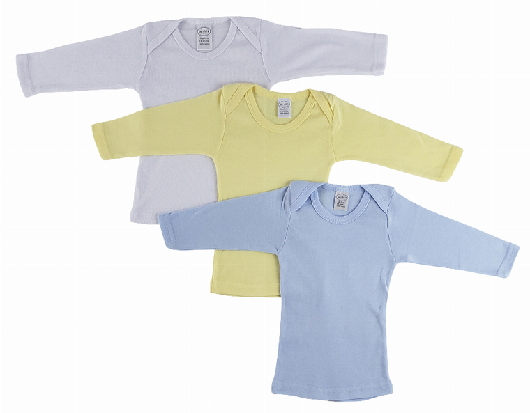 Bambini Boys Pastel Long Sleeve Lap T-shirts Variety Pack - 763276105144