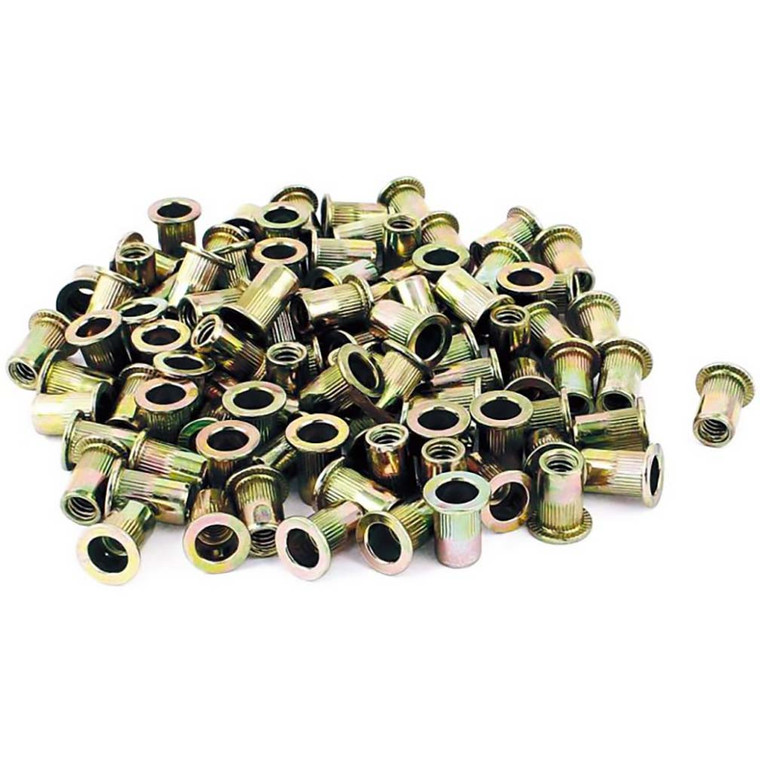 Astro Rn516 5/16in18 Steel Rivet Nuts 100 Piece - 745227023479