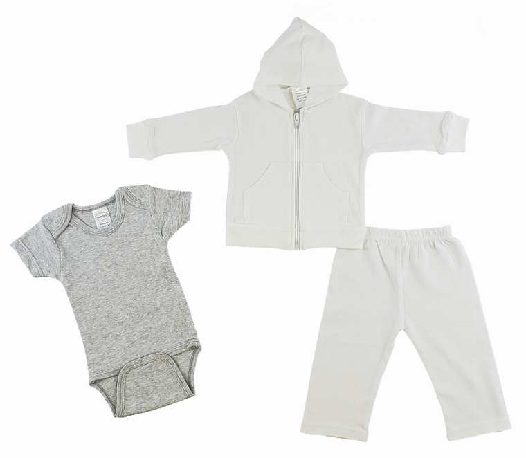 Bambini Infant Sweatshirt, Onezie and Pants - 3 Piece Set - 763276261376