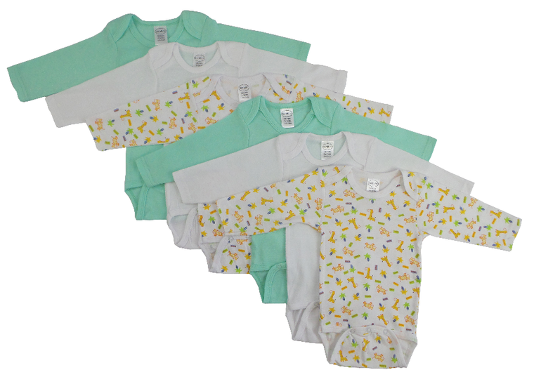 Bambini Boys Longsleeve Printed Onezie Variety Pack - 763276255108