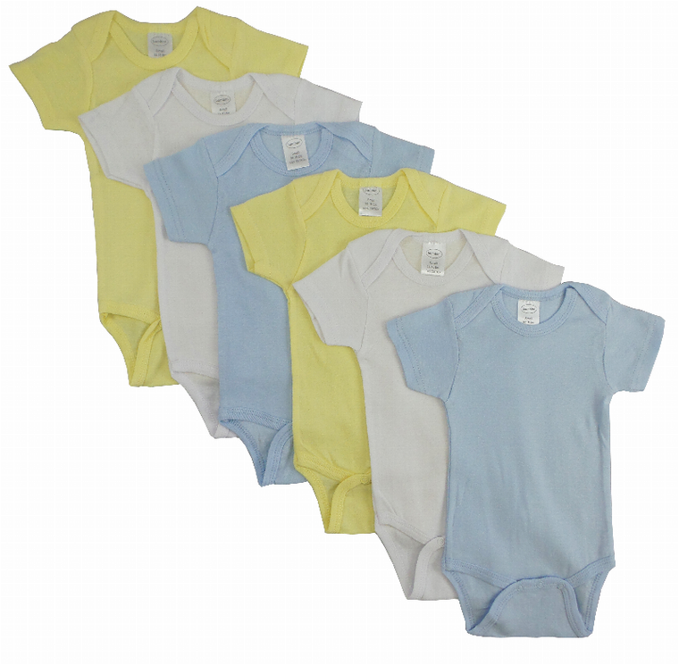 Bambini Pastel Boys' Short Sleeve 6 Pack - 763276254088